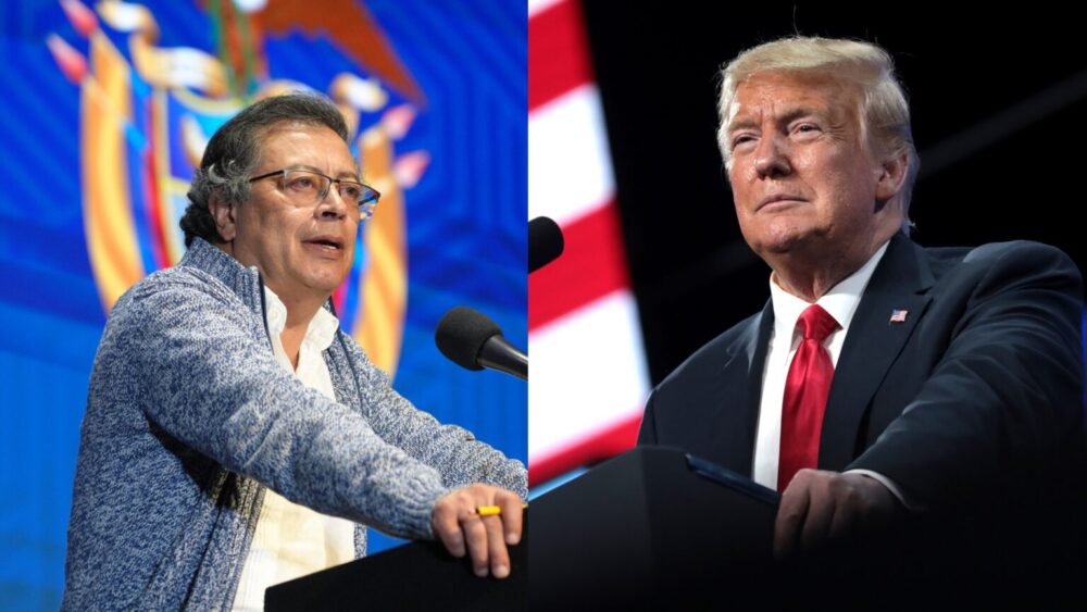 Trump y Petro se enfrentan: de líder del narcotráfico a grosero e ignorante 
