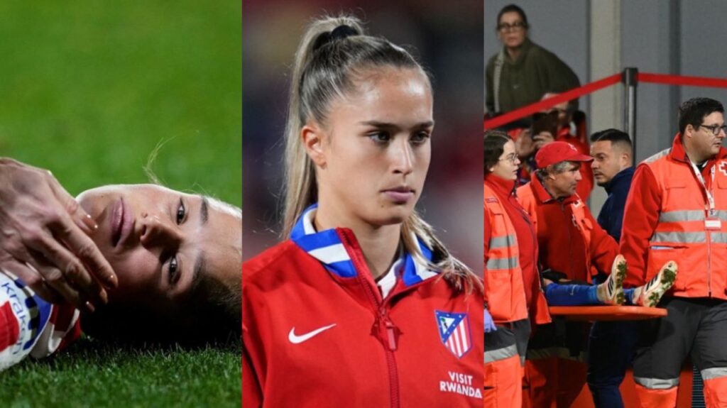Rodillazo en la cabeza deja inconsciente a una futbolista en pleno partido 